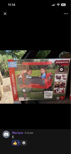Radio Flyer 3 in 1 All Terrain Ez Fold Wagon with Canopy