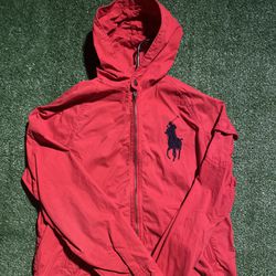 Red Polo Raincoat