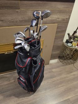 MEN'S COMPLETE GOLF SET WITH BAG (15 clubs) RIGHT HANDED,, GREAT SET FOR STARTERS