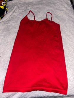 Red tank top