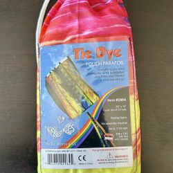 Tie Dye Kite 20” X 15” with Set of 13’ Tails (New)