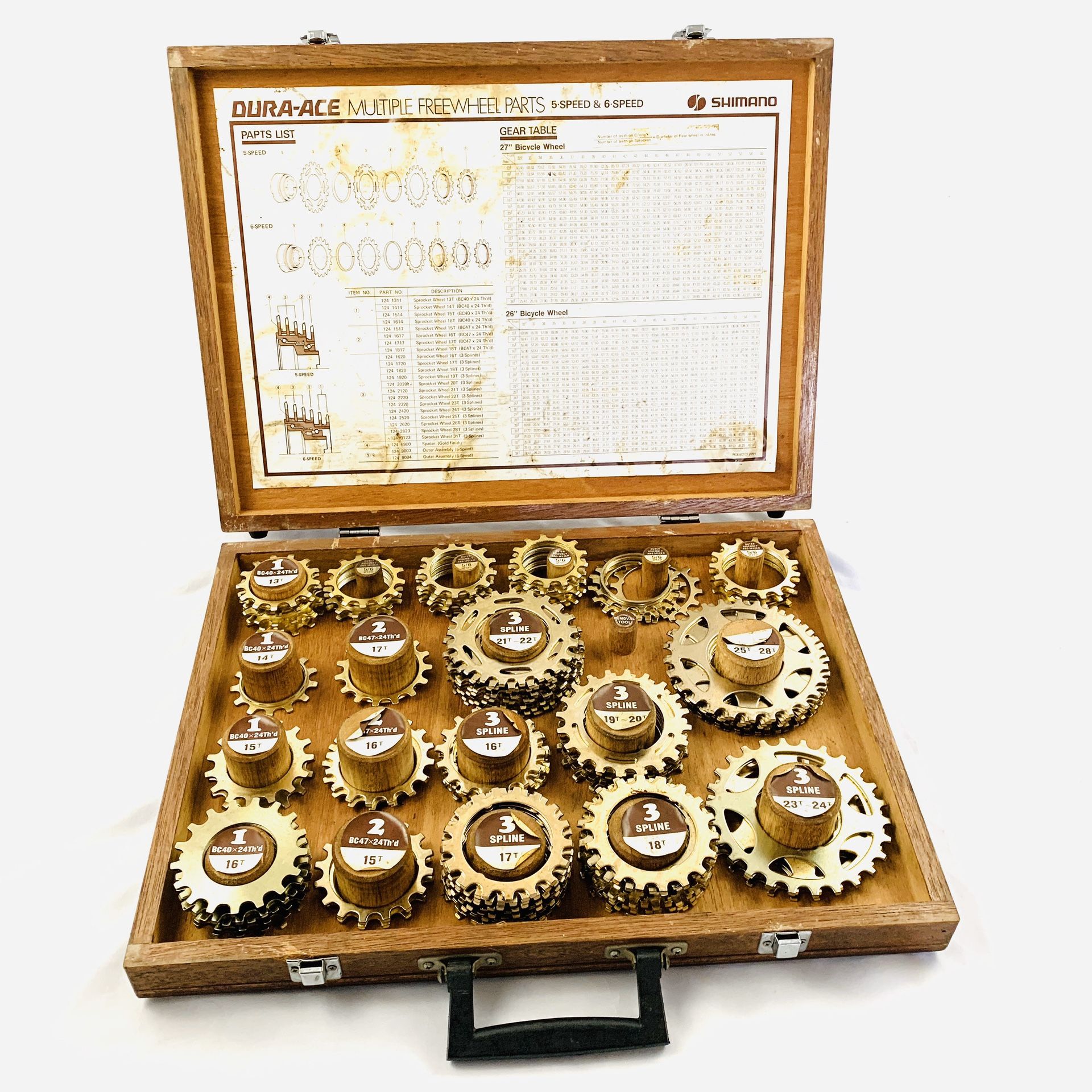 Shimano Dura Ace Freewheel Cog Box Vintage Road Bike L’Eroica