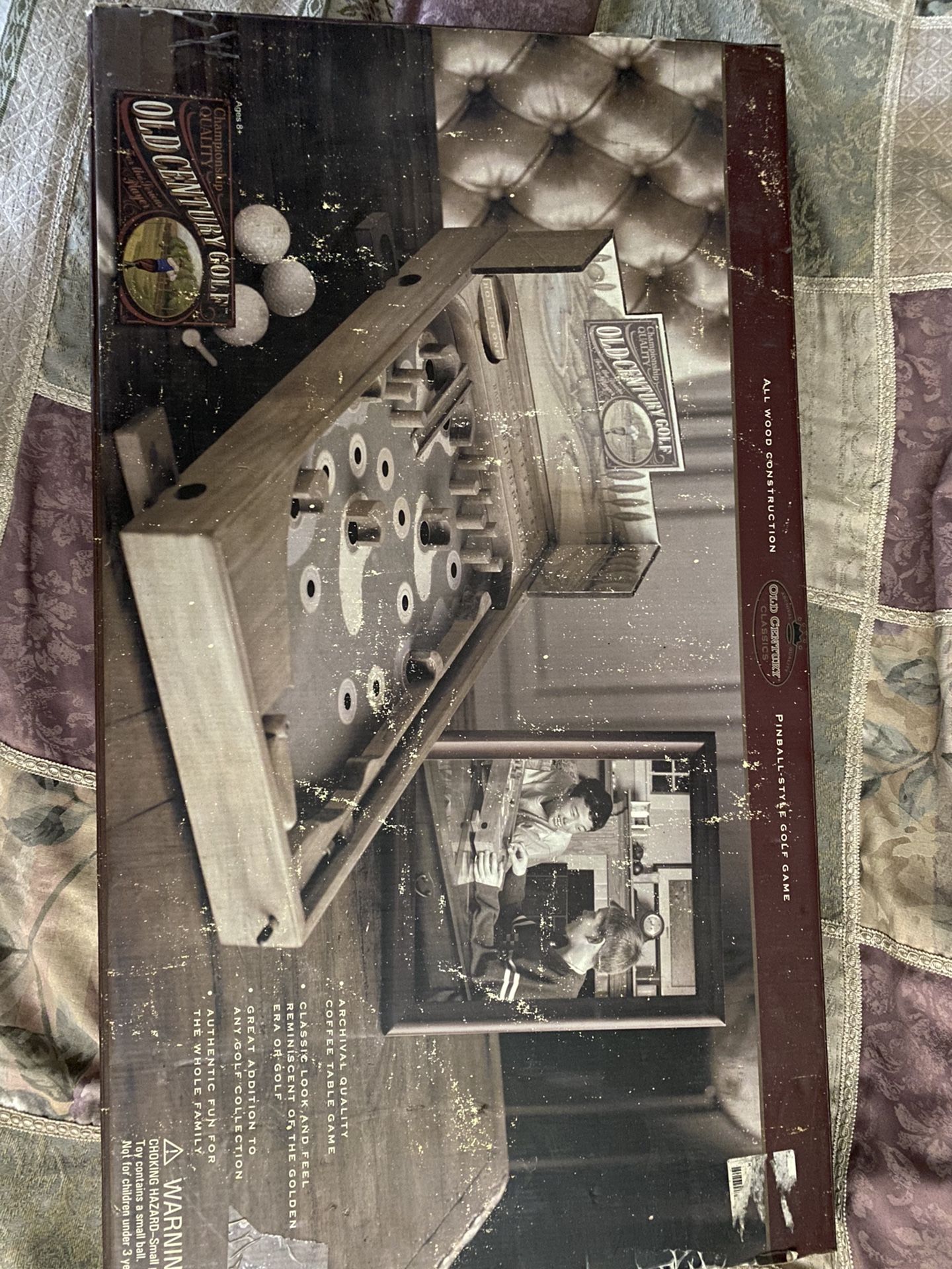 Vintage Old Century Wooden Pinball Style Golf Game for Sale Vintage Old Century Wooden Pinball Style Golf Game for Sale