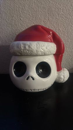 Jack skeleton cookie jar
