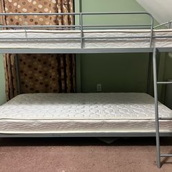 Twin Size Metal Bunk Bed