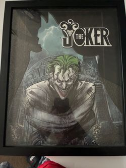 3D Joker Shadowbox Frame