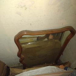 Antique Dresser Mirror Large