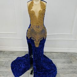 Blue Prom Dress