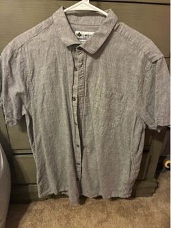 Gray button up