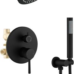 RF SUNUAN
Shower System with Tub Spout, Bathtub Shower Faucet Set, 8" Rain Shower Head and Handheld Spray 