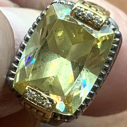 Judith Ripka Size 4.5 925 Silver Womens Ring 