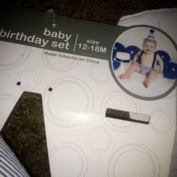12-18 MONTHS 1ST BIRTHDAY SET