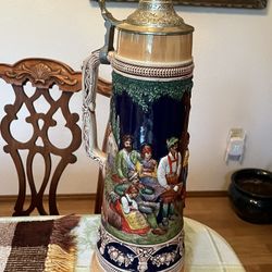 Vintage 70’s Gerz West Germany Beer Stein 17”