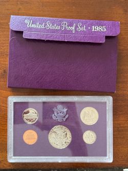 1985 United States proof set - us coins