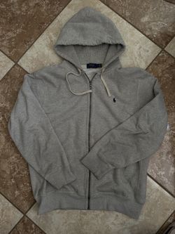 Grey Ralph Lauren Hoodie Size L