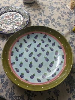 Heather Outlaw Plater And Decorative Pitcher And Plate All For $40