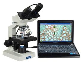 OMAX - XM82ESC02 40X-2000X Digital Lab LED Binocular Compound Microscope with Double Layer Mechanical Stage and USB Digital Camera

