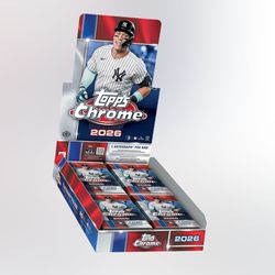 2026 Topps Chrome Baseball Hobby Box! Factory Sealed