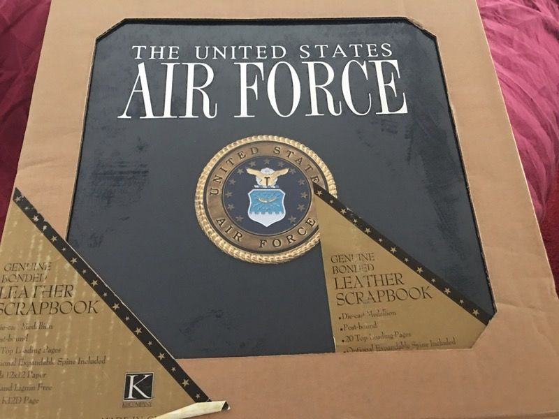 Air Force Leather Scrapbook