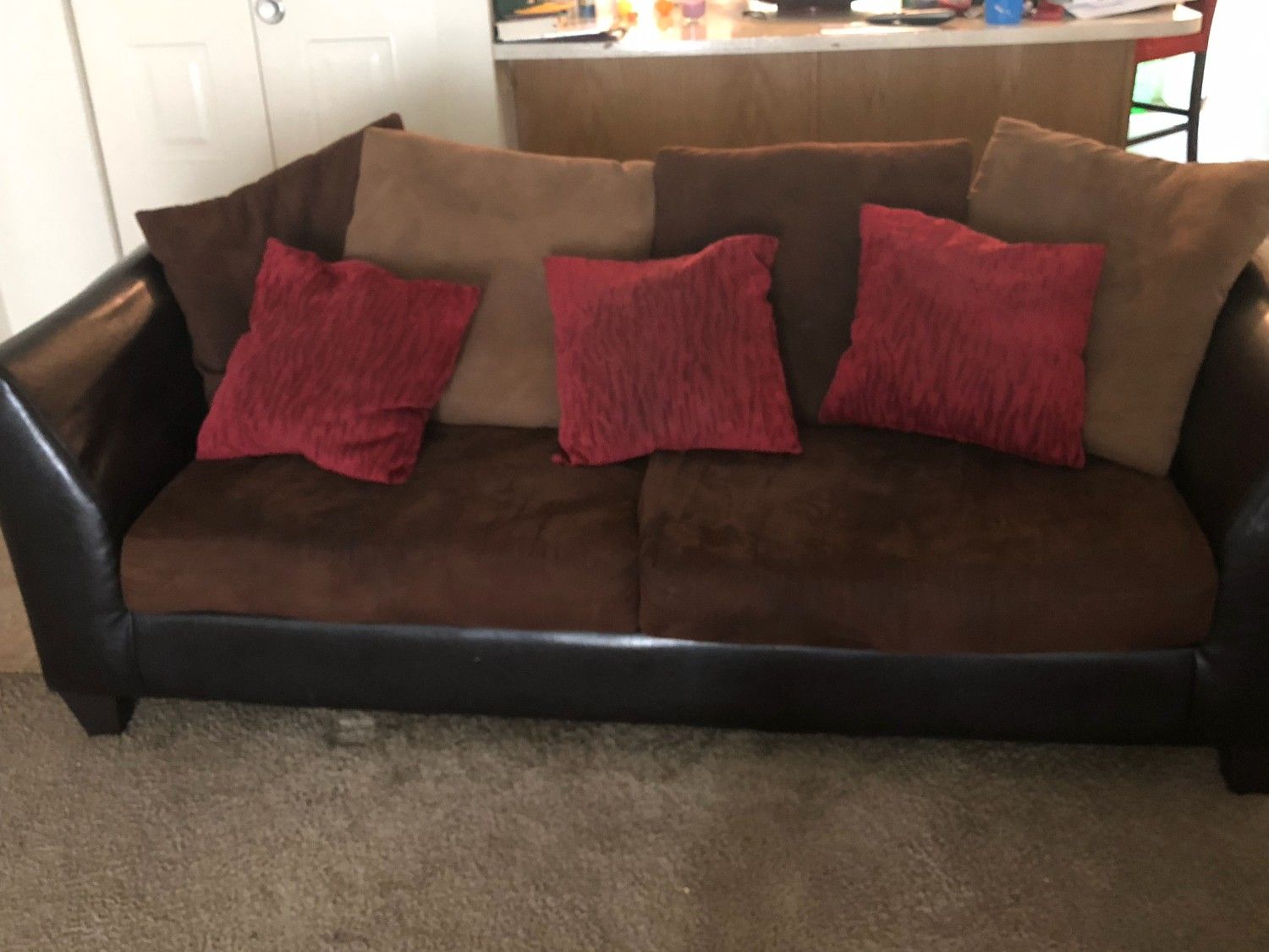 Black and brown couch