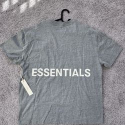 Fear Of God Essentials T Shirt Grey And Cream 2018