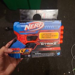 Nerf Alpha Strike Claw QS-4 Blaster 4 Official Nerf Elite Foam Darts