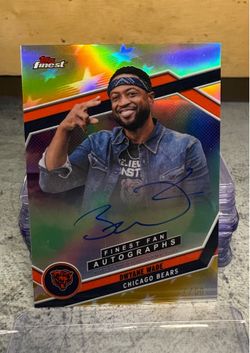 Dwayne Wade Finest Fans Auto - Gold /50 TOPPS Finest 2025
