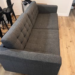 Charcoal Gray Couch 