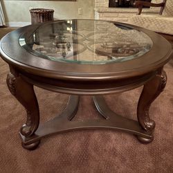 Stunning Glass Top Coffee Table 