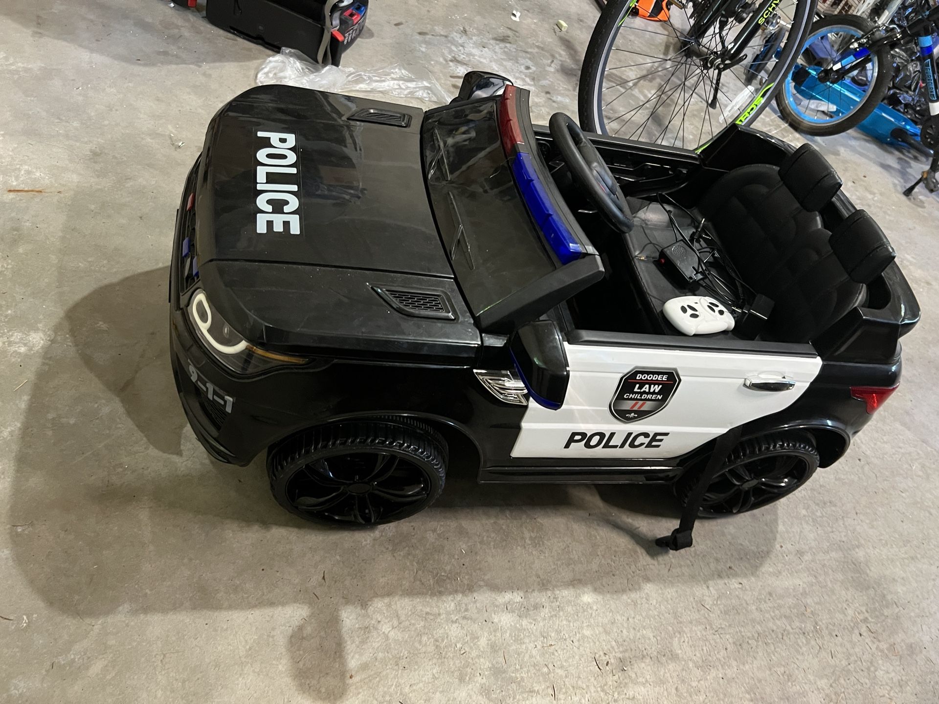 Police Ride-on Toy Car (free)