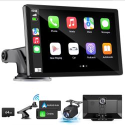 HAUXIY Q9S Wireless CarPlay Touchscreen – 9 Inch