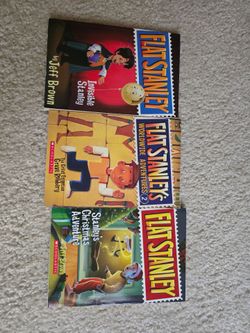 3 Flat Stanley books