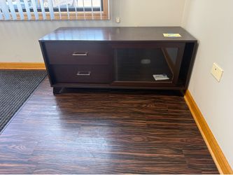 TV sliding glass door cabinet