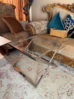 Glass Side Table