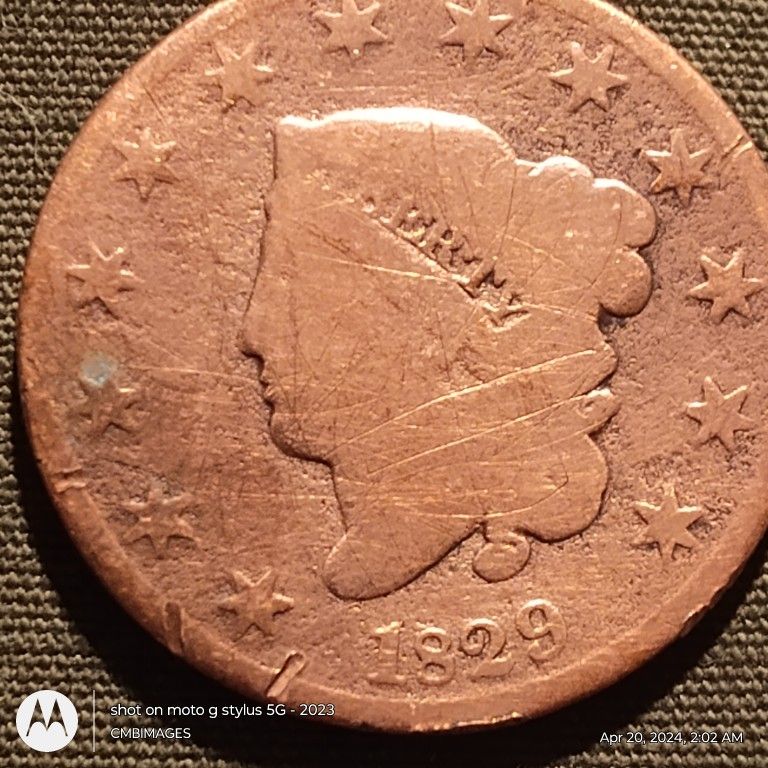 1829 Large Penny 