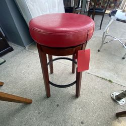 Red Swivel Stool