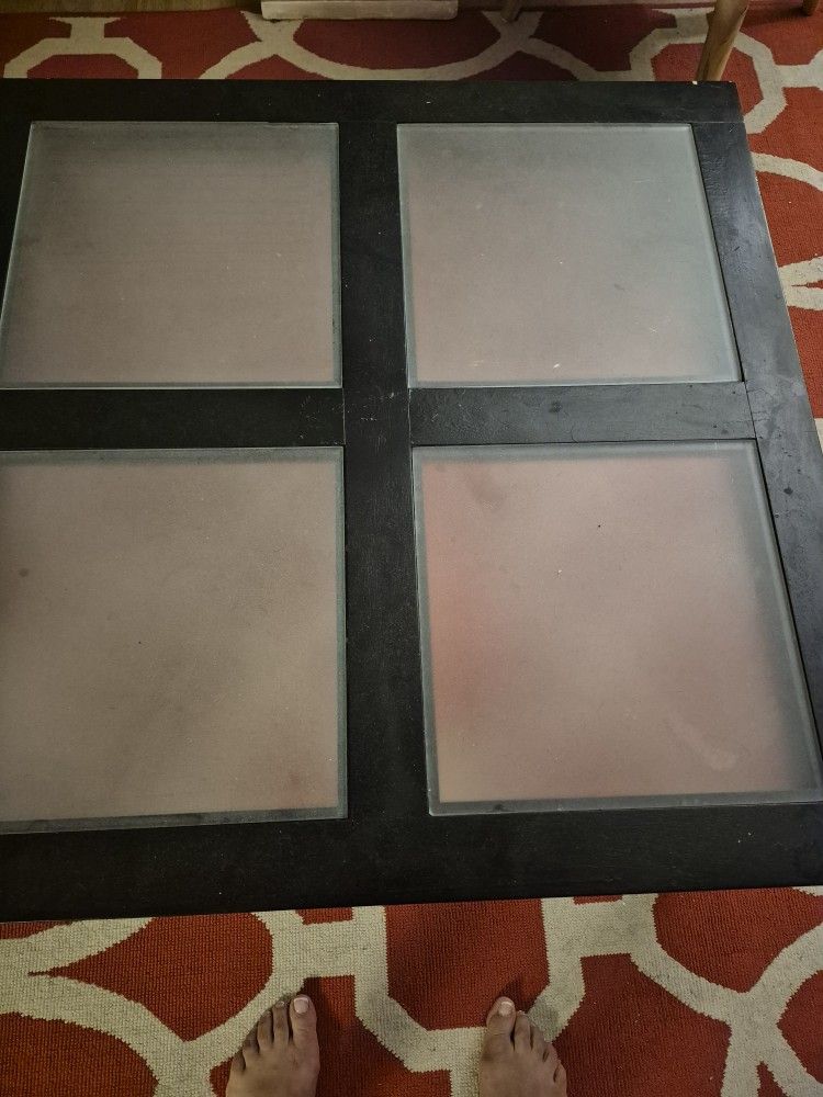 Beautiful  Black Glass Coffee Table
