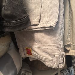 empyre curduroy pants. mostly size 32, also have some jeans.