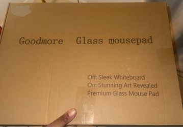 Goodmore Tempered Glass Gaming Mouse Pad