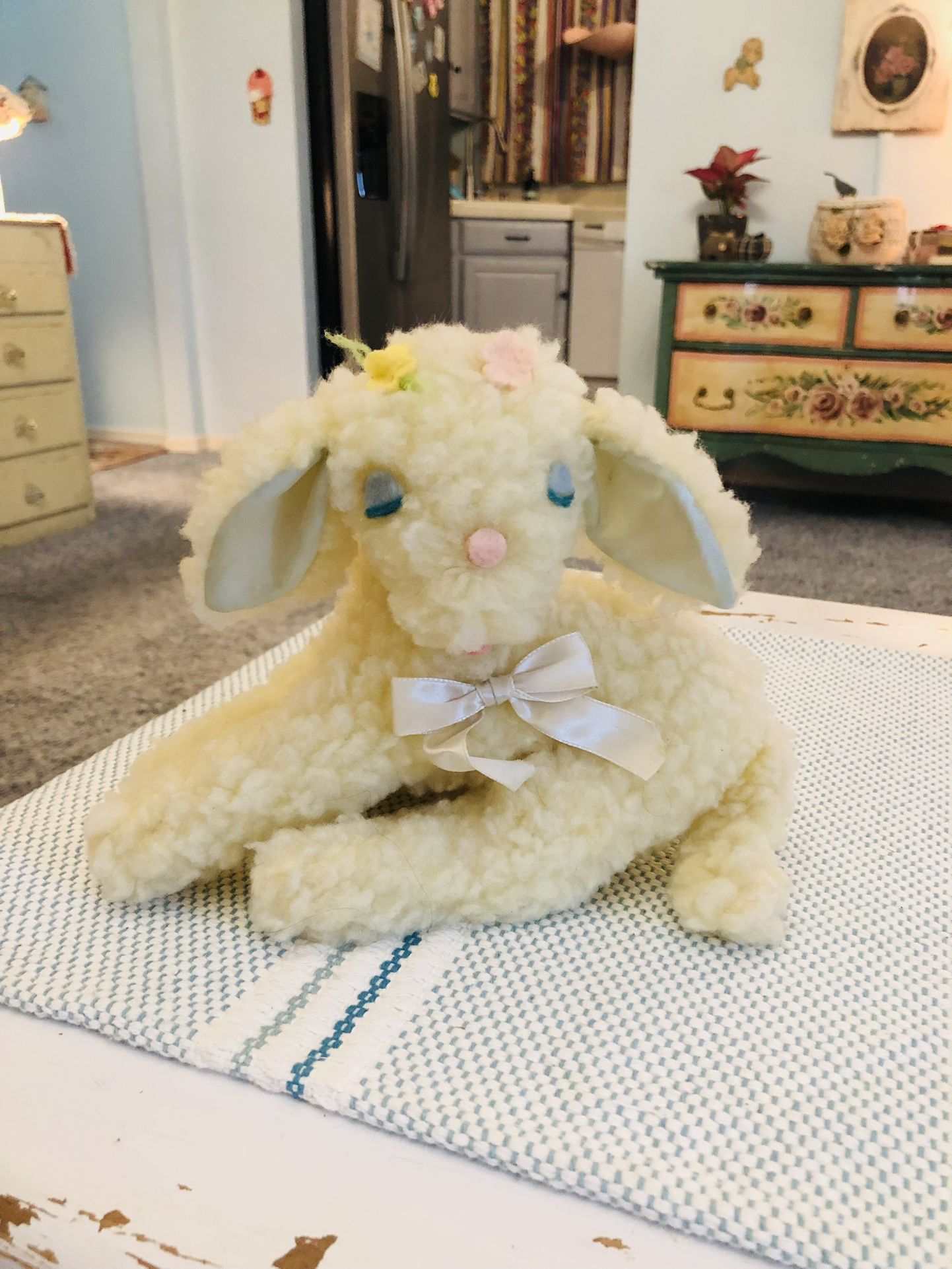 Vintage Lamb Plushie/Plush/Stuffed Animal 
