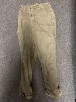 Green Carhartt Work Pants
