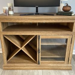 Blonde Brown Tv Console