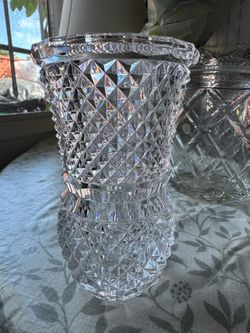 Small crystal vase