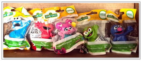 SESAME STREET 5PC FIGURE SET