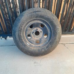 Spare Tire On 17in Wheel