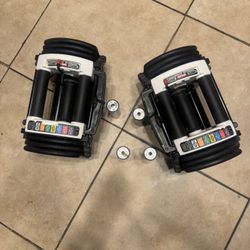 Commercial 5-50lbs powerblocks adjustable weights 