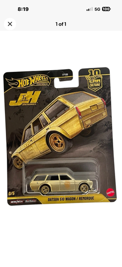 Hot wheels car culture Chase Datsun