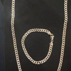 Sterling  925 Necklace Bracelet 