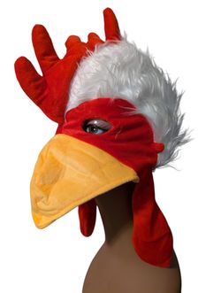 M73) 5 Pcs Halloween Chicken Costume Women Adult Rooster Hat Feather Cape Skirt Outfits Accessory Kit (Yellow,XL)