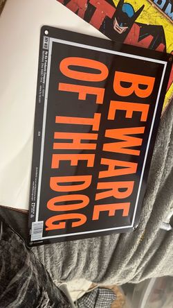 Hy-Ko Beware of the Dog Metal Sign